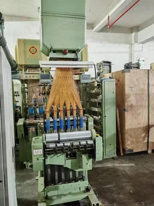 Computer jacquard loom Muller Webbing