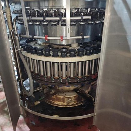 返却不要ガラス瓶充填ライン