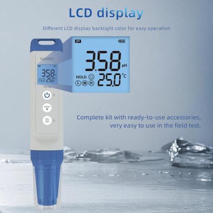 PH meter portable digital PH