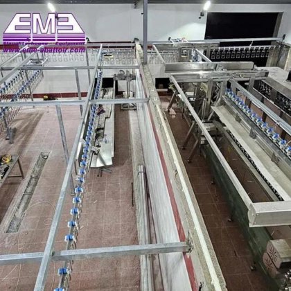 每小时 500 只鸡/家禽的自动屠宰设备 家禽设备 鸡屠宰场加工设备