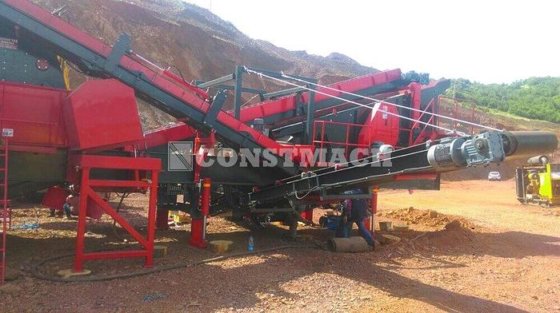 移動式石灰石破砕機