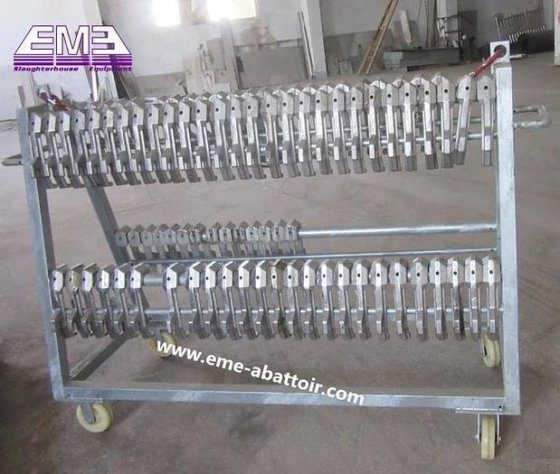 屠宰钩 牛牲畜屠宰设备 牛屠宰场生产线的放血镣屠宰设备
