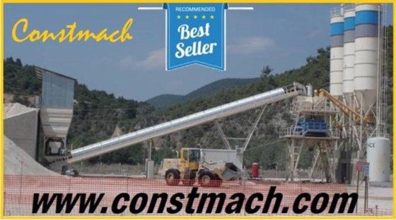 120 立方米/小时产能固定式混凝土搅拌站,2 年保修