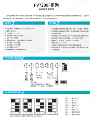 PA7200F 电动高温调节阀