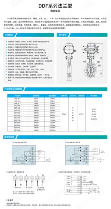 DDF电动蝶阀 法兰型
