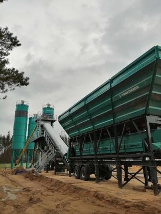 120立方米移动混凝土搅拌站