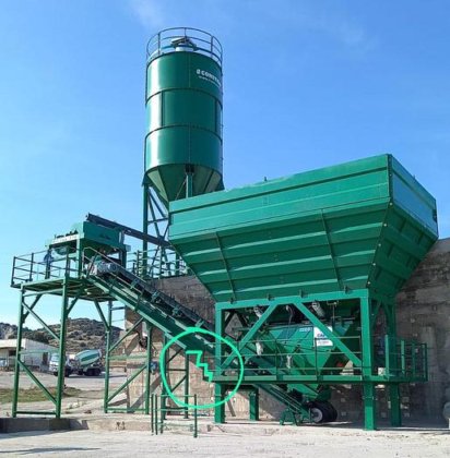 干式混凝土搅拌站