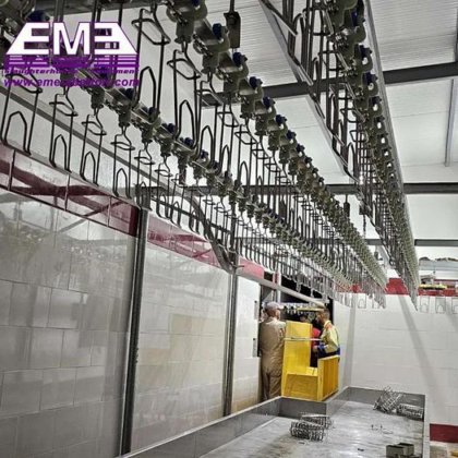 阿尔及利亚每小时 3000 只家禽屠宰场屠宰设备切鸡机