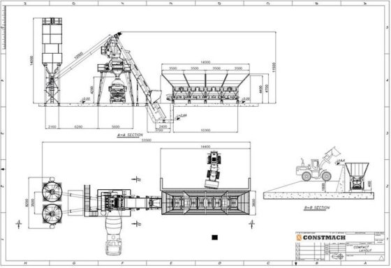 紧凑型混凝土搅拌站