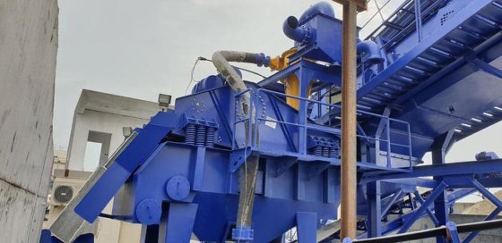 脱水スクリーンとハイドロサイクロン