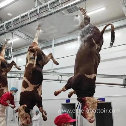 低价优质四分之一胴体往复式切割锯牛屠宰机 牛屠宰线设备