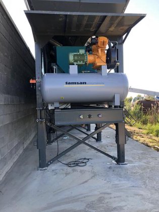 120 m3/h 移動式コンクリートプラント