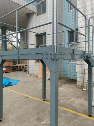 用于包装线的不锈钢支撑平台工作台