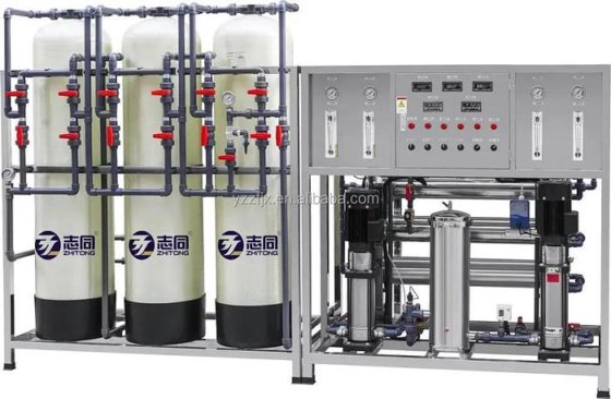 智通厂价不锈钢两级水处理反渗透纯化处理机
