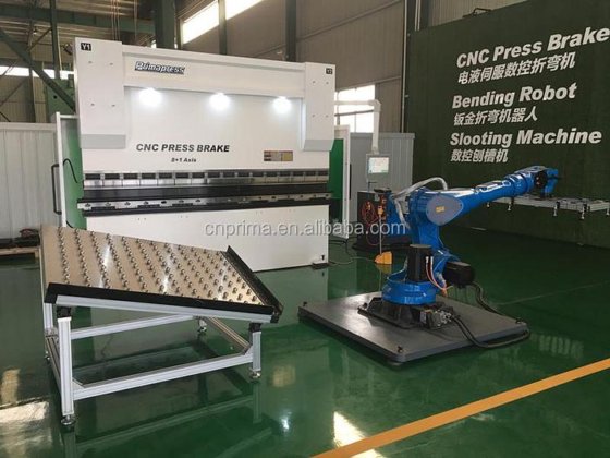 钢带液压制动折弯机 机器人数控折弯机