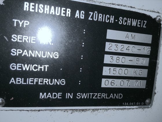 1971 REISHAUER(SUI) AM