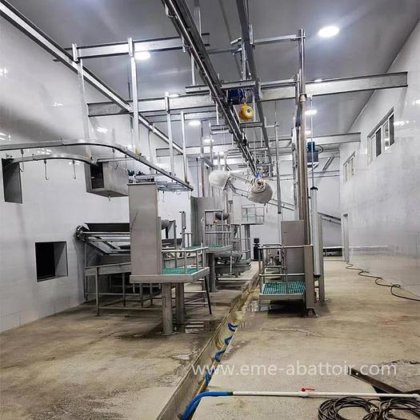 全套屠宰场交钥匙牛屠宰场 10 头牛每小时清真肉类加工 牛肉屠宰加工生产线