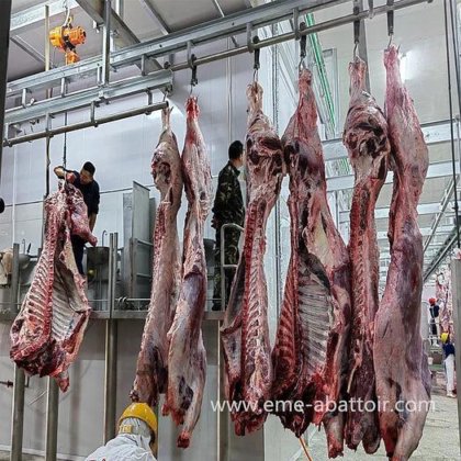 用于奶牛屠宰的全套现代化屠宰场设备 牛肉屠宰场肉类加工生产线 屠宰厂