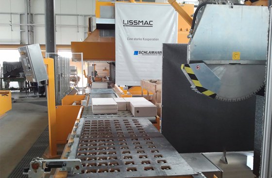 Processing sand-lime brick