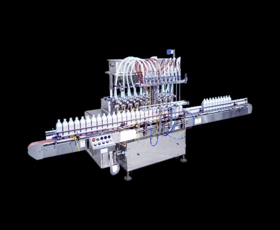 多头直线式全自动容积式液体灌装机