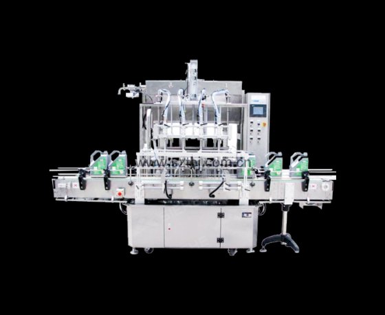 多头直线式全自动容积式液体灌装机