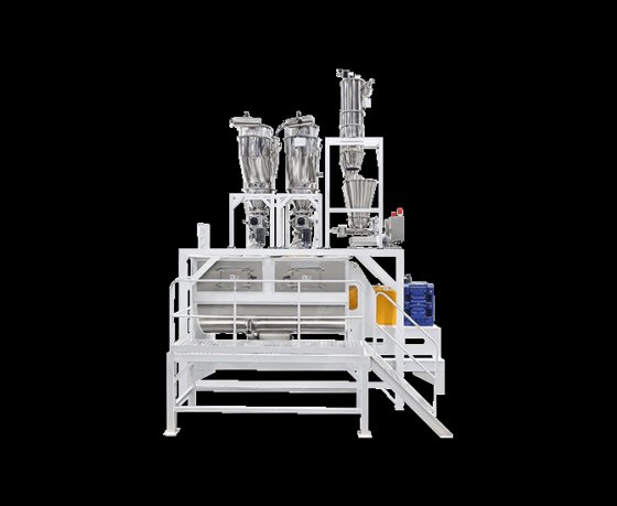 卧式螺带混合机