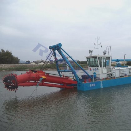 Dredging Machine Cutter Suction Sand Pumping Dredger Waterways Mining ...
