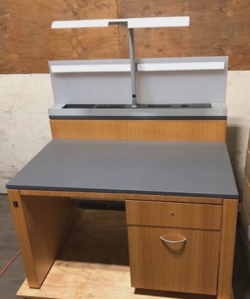 Mott Lab Mfg adjustable height 4' lab bench, Mott manufacturing in ...