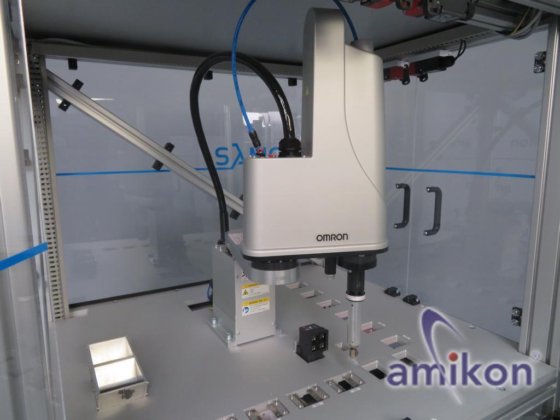 SAMCO Robot Cell with Omron SCARA Industrial Robot R6Y XGL400150 XG ...