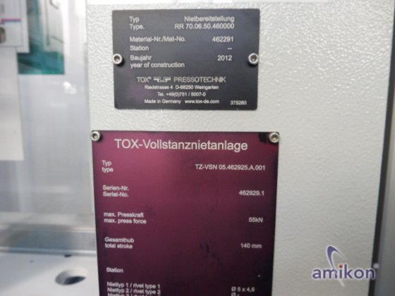 TOX- Full Punch Riveting System