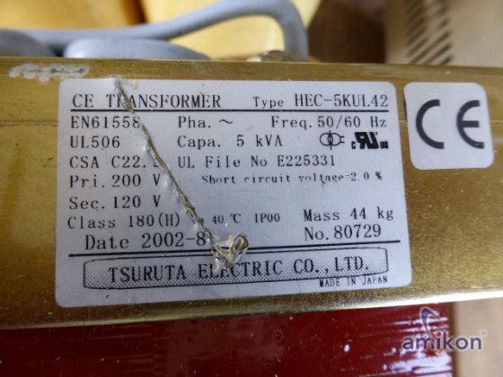 TSURUTA Transformer HEC-5KUL42