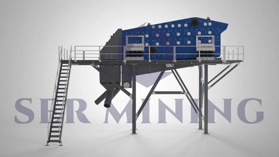耐久性と信頼性に優れた Sermaden SHVS 水平振動スクリーン (スクリーニングと分類用)
