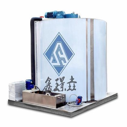 小型片冰机商用工业制冰机淡海水片冰机海鲜鱼用风冷