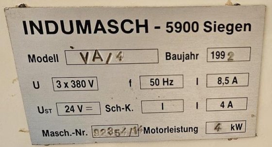 1992 Indumasch VA 200-4
