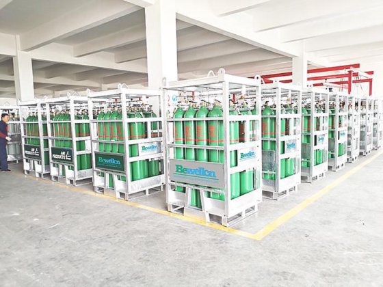 Bewellcn ガスシリンダーバンドル