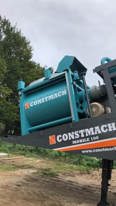 移动混凝土搅拌站