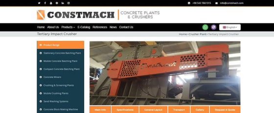 三级冲击破碎机