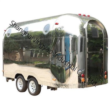 2018 Airtrailer 移动食品拖车欧洲标准铝制食品卡车