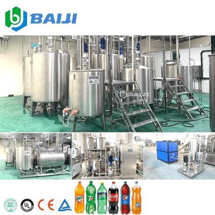 BAIJI PET 瓶装碳酸软饮料汽水灌装机