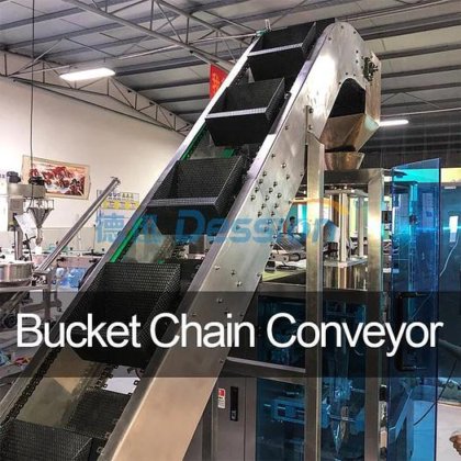 工业用全自动链斗式湿面条袋包装机