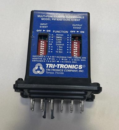 TRI-TRONICS,PM8200,MULTI-FUNCTION / PROGRAMMABLE CONTROL MODULE