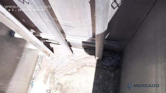 1400Lのステンレス製長方形オープンタンク