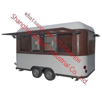 畅销定制设计移动食品卡车推车售货机价格适中汉堡三明治热狗移动食品车食品亭拖车