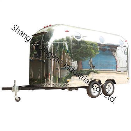 2018 Airtrailer 移动食品拖车欧洲标准铝制食品卡车