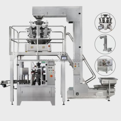 定制尺寸的不锈钢碳钢工作平台，用于支撑多头计量包装机