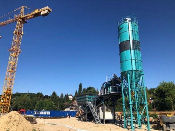 移動式コンクリートバッチングプラント