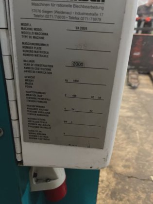 Indumasch VA 200/6 kerf- en