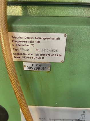 Lid FP4NC CNC universele freesmachine