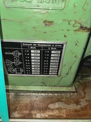 Kleine precisiedraaibank Wolf Jahn DS85