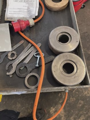 3-Walzen Rundbiegemaschine Müller RB703 .de